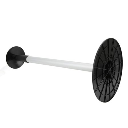 Båtpresenningsstøtte Stang 3 Trinn 22,5in‐54in Justerbar Aluminium ABS for Yachter Fiske Seilbåt