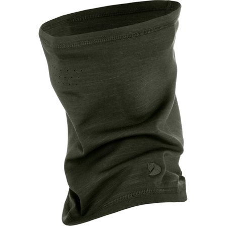 Fjällräven Keb Fleece Neck Gaiter in Deep Forest, Ull/Polyester