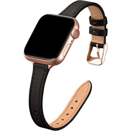 Slanke skinnreimer kompatibel med Apple Watch Band 38mm 40mm 41m