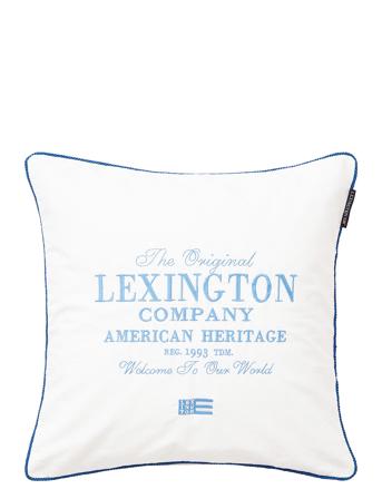 Lexington Home The Original Logo Organic Cotton Twill Pillowcover Vit