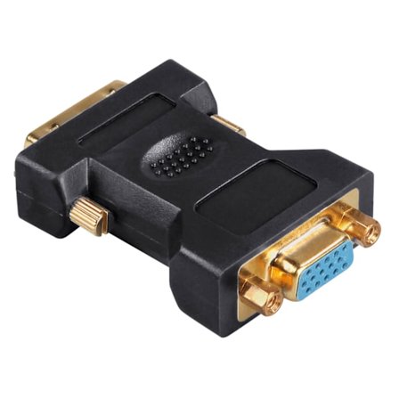 Adapter DVI-VGA Hane-Hona Svart