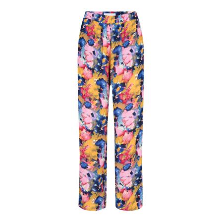 Liberté Liberté - Maggie Bukser - Pink Blue Print Orange, Dame, Størrelse: XL