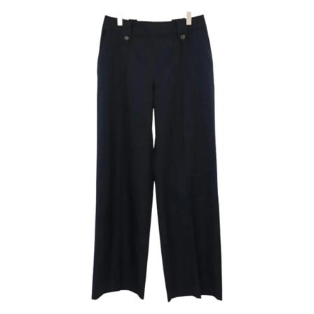 Mulberry Pre-owned, Pre-owned Polyester bottoms Blauw, Dames, Maat:M