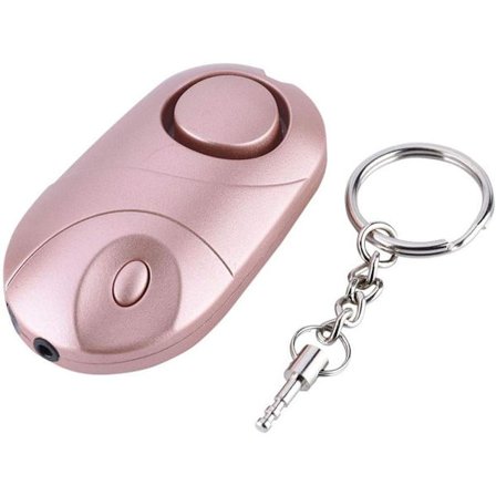 Kvinder Børn Ældre Sikkerhed Bærbart Alarm Højt Nødalarms LED Nøglering