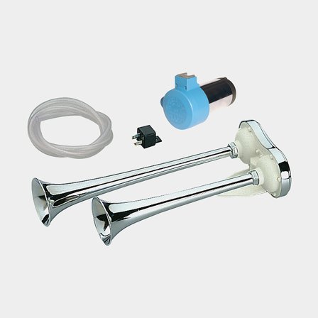 Boat horn 12 V Marco TT2-M Twin plastic, plastic, compressor-driven, surface-mounted