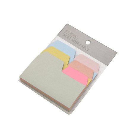6-fargede indeksnotatpapir klistremerker klistrelapper memoblokker 90 stykker skillevegg klistrelapper for skole kontorrekvisita stasjonær bokmerke