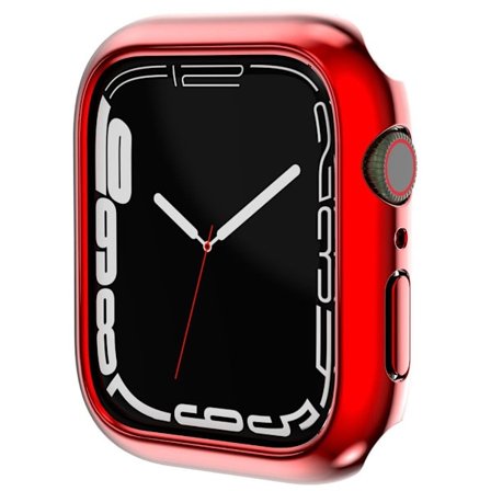 Slim fit designad för Apple Watch Series 7 (45mm), Metallic Red