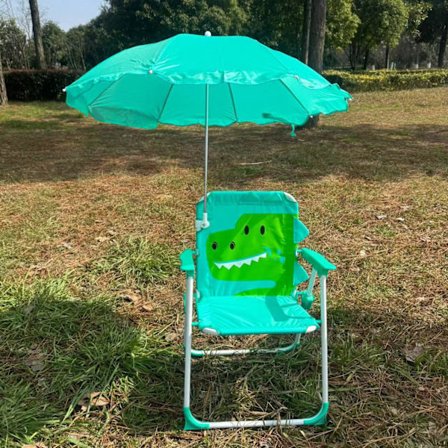 Leirintätuoli aurinkosuojalla, sopii yli 3-vuotiaille lapsille, kevyt ja kompakti, sopii rannalle, retkeilyyn, matkustamiseen