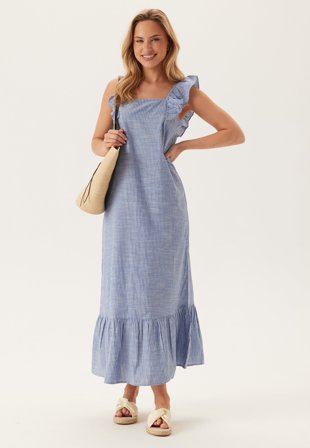 Pieces-Pcapia Sl Square Neck Ankle Dr-L