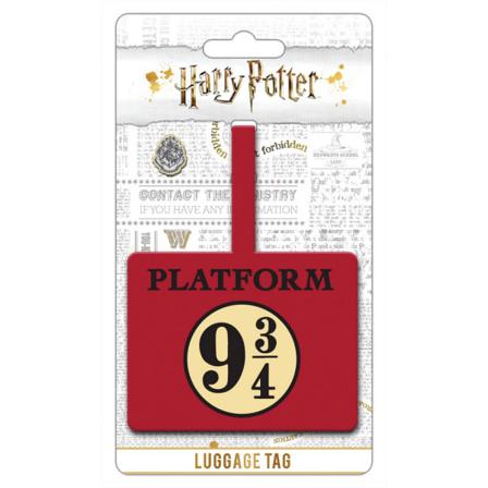 Harry Potter Platform 9 3/4 Bagagelapp One Size Röd