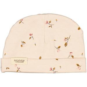 Kids - MarMar Copenhagen Printed Beanie Little Floral 56 cm - Headwear - 56 cm - Beige - Mädchen