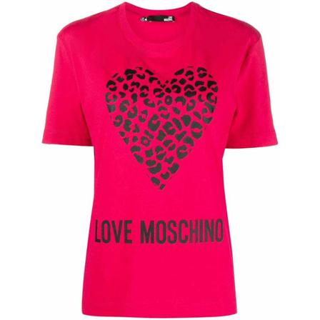 Love Moschino T-Shirts Rød, Dame