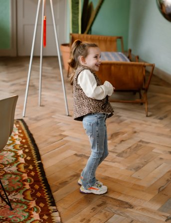 Daily 7 T-Shirt Longsleeve Smock - Cream - 134