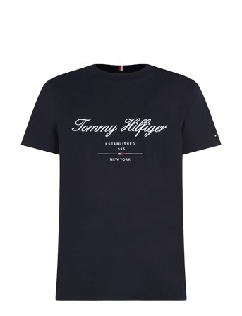Tommy Hilfiger | Script Logo Tee | S