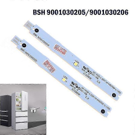 1 stk. BSH 9001030205 9001030206 9001069888 3V 6V Kølebelysning LED-strip til køleskabsdele 2025