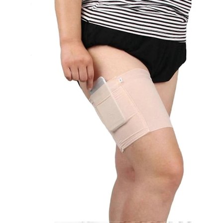 Lårband - Lårstrumpbyxor | Halkfria lårband med telefon- och kreditkortshållare | Dam Ga