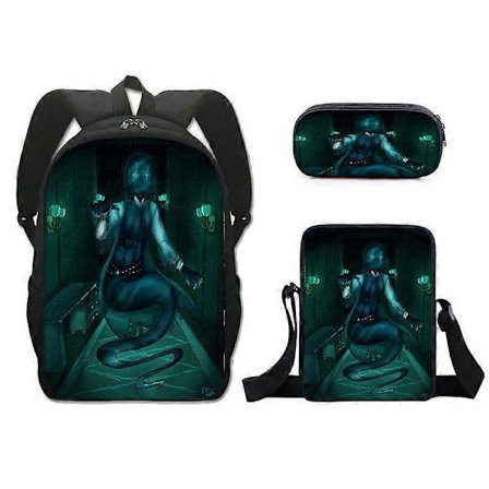 doors roblox Figur flykt från dörren spel ryggsäck axelväska pennfodral tredelat set