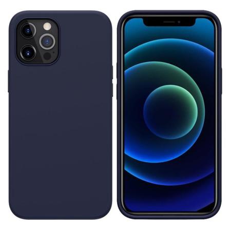 Silikonskal Till Iphone 12 Mini - Mörkblå Blå