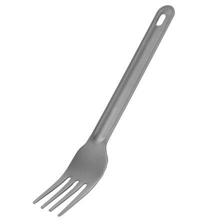 Letvægts Slidstærkt Titanium Spork Ske Metal Bestik Sæt til Udendørs Camping (Titanium Gaffel)