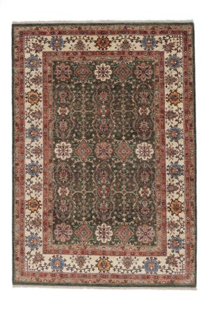 Ziegler Ariana Teppe Orientalsk Brun/Svart (Ull, Afghanistan)