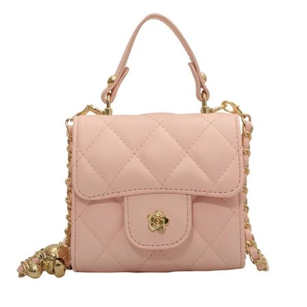 Chain Crossbody Laukut Olkalaukku PINK