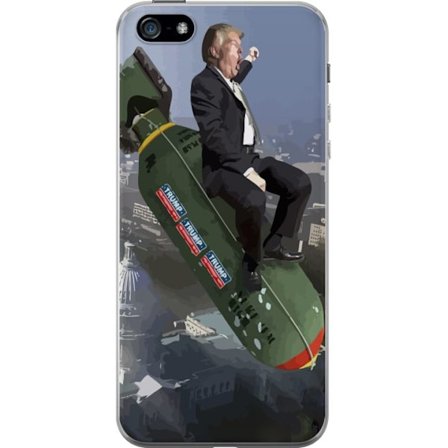 Kompatibelt Mobilskal till Apple iPhone 5 Trump på bomb