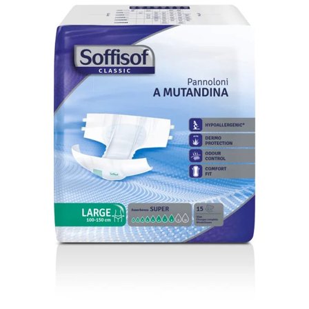 Soffisof Classic Pannolone Mutandina Super L 30 Pezzi