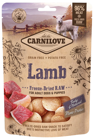 Carnilove Freeze-Dried Raw Snacks Lamb 60g