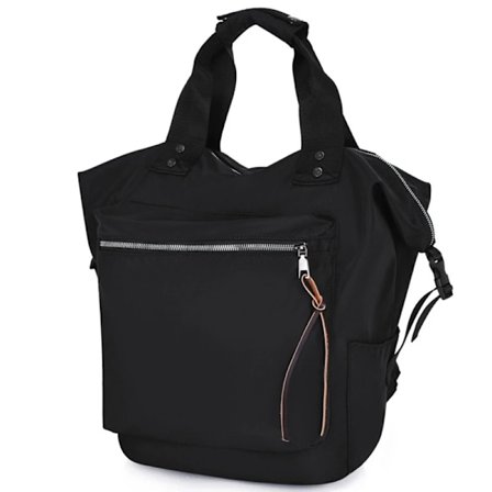 Casual Nylon Ryggsäck Dam Stor Kapacitet Rese Journal Väskor för Tonårsflickor Studenter Skolväska Handväska Daypack~01409