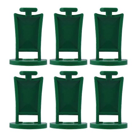 50 stk. Plastik Planteophæng Drivhus Krog Plastik Planteklips Drivhus Gadgets til Ophængning og Espalier (Grøn)