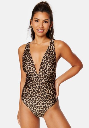 BUBBLEROOM Leah Swimsuit Leopard Klær