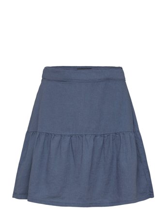 LMTD Nlfhill Linen Short Skirt - Navy - 164