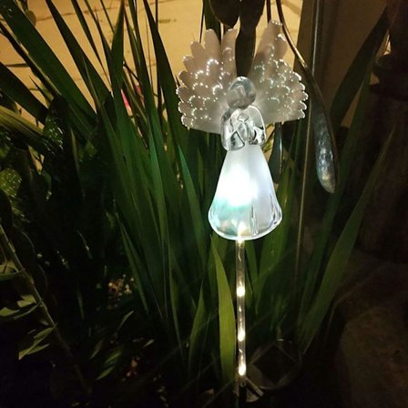 Solcellsänglar Ljus Utomhus, Trädgårds Gåvor Stake Ljus Utomhus, Trädgård