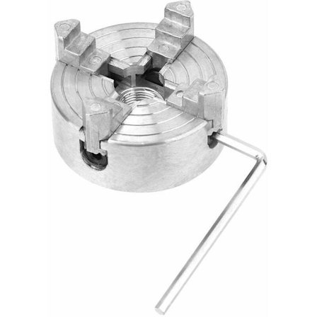 4-kjeft dreiebenk chuck i sink-legering for trebearbeiding