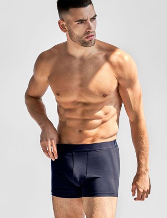 Bread & Boxers 3-Pack Boxer Brief - Blue - L