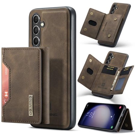 DG.MING 2 in 1 Magnetic Card Slot Case Samsung Galaxy A16 Brown