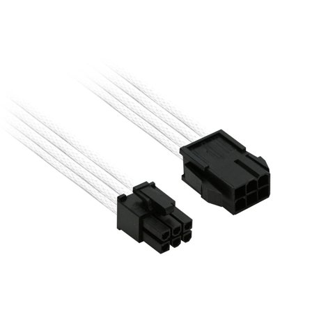 NANOXIA Single Sleeve - strømforlengelseskabel - 6-pins PCIe-strøm til 6-pins PCIe-strøm - 30 cm