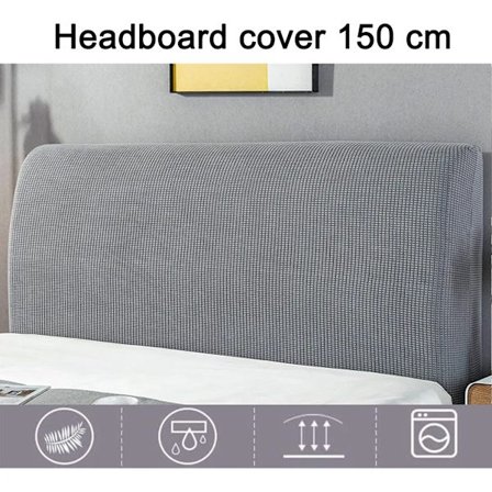 Sengegavlbetræk design sengegavl betræk overtræk strækbart, vaskbart, aftageligt, ensfarvet, til soveværelse, (stil: stil 1;)