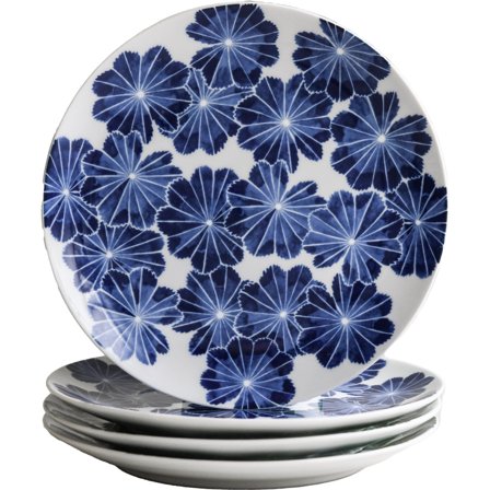 Götefors porslin Daggkåpa tallerken, 21 cm, blå, 4-pak | KitchenOne