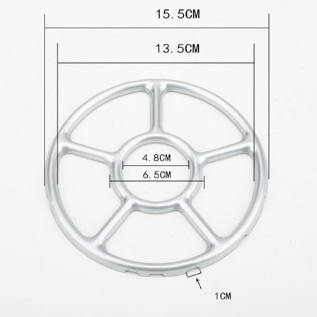 1st Galvaniserad Gasspis Spisplatta Kaffe Moka Pot Stand Co