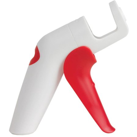 Körsbärs- och olivurkärnare för snabb och enkel urkärning, röd och vit