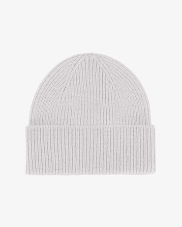 Merino Wool Beanie - Snow Melange