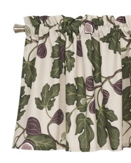 Gardinkappa Figaro med tryck motiv Plommonlila - Linea