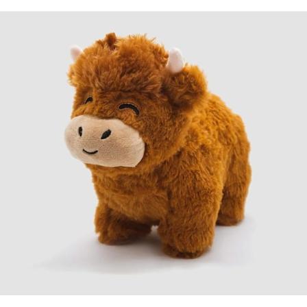 Adoptoi Highland-lehm Plushie, S p Lehm T ytetty El in Pehme Lehm hahmo Lelut yak laatikossa [HK]