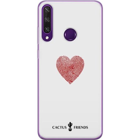 Yhteensopiva Puhelinkuori Huawei Huawei Y6p Cactus and Friends - Fingerprint Love