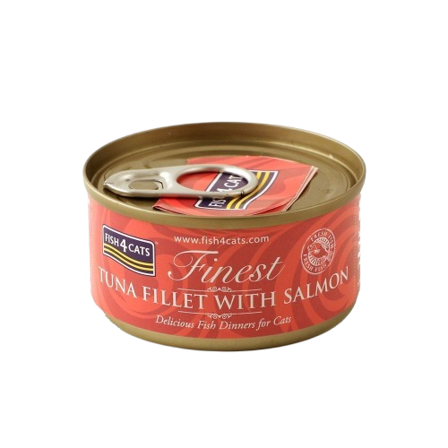 Fish4Cats - Våtfôr med tunfisk og laks 70g - Katt - Kattefôr & kattemat - Våtfôr og våtmat - ZOO.no