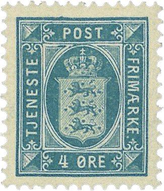 Danmark 1896 - Tjenestemærke AFA 5B - Postfrisk