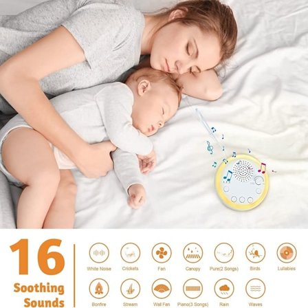 Støjmaskine Lydmaskine Sleep Timer