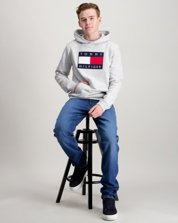 Tommy Hilfiger STRAIGHT DARK JEANS Blauw Jeans Jongens - Kids Brand Store