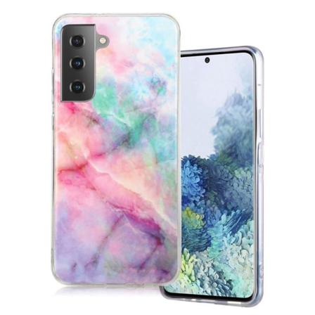 marmor Samsung Galaxy S21 Plus etui - Colorful stjerne Sky Multicolor